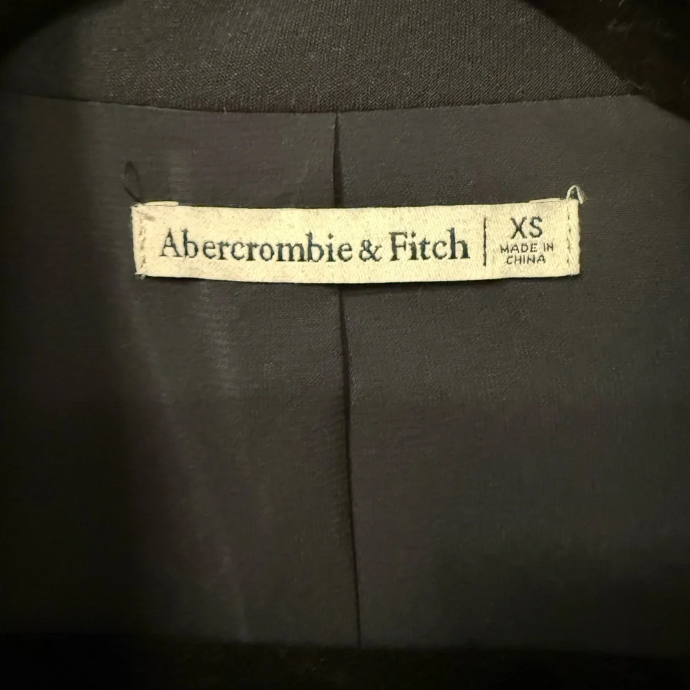 Abercrombie & Fitch Black Long Sleeve Blazer Dress Size XS - Picture 2 of 3